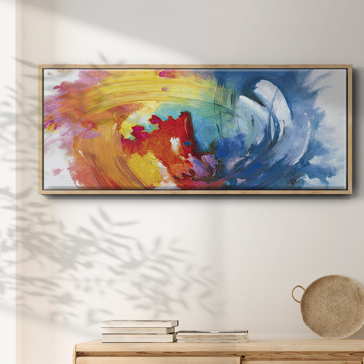 Calliope - Floater Framed Canvas Print