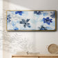 Blue Gossamer Garden V - Floater Framed Canvas Print