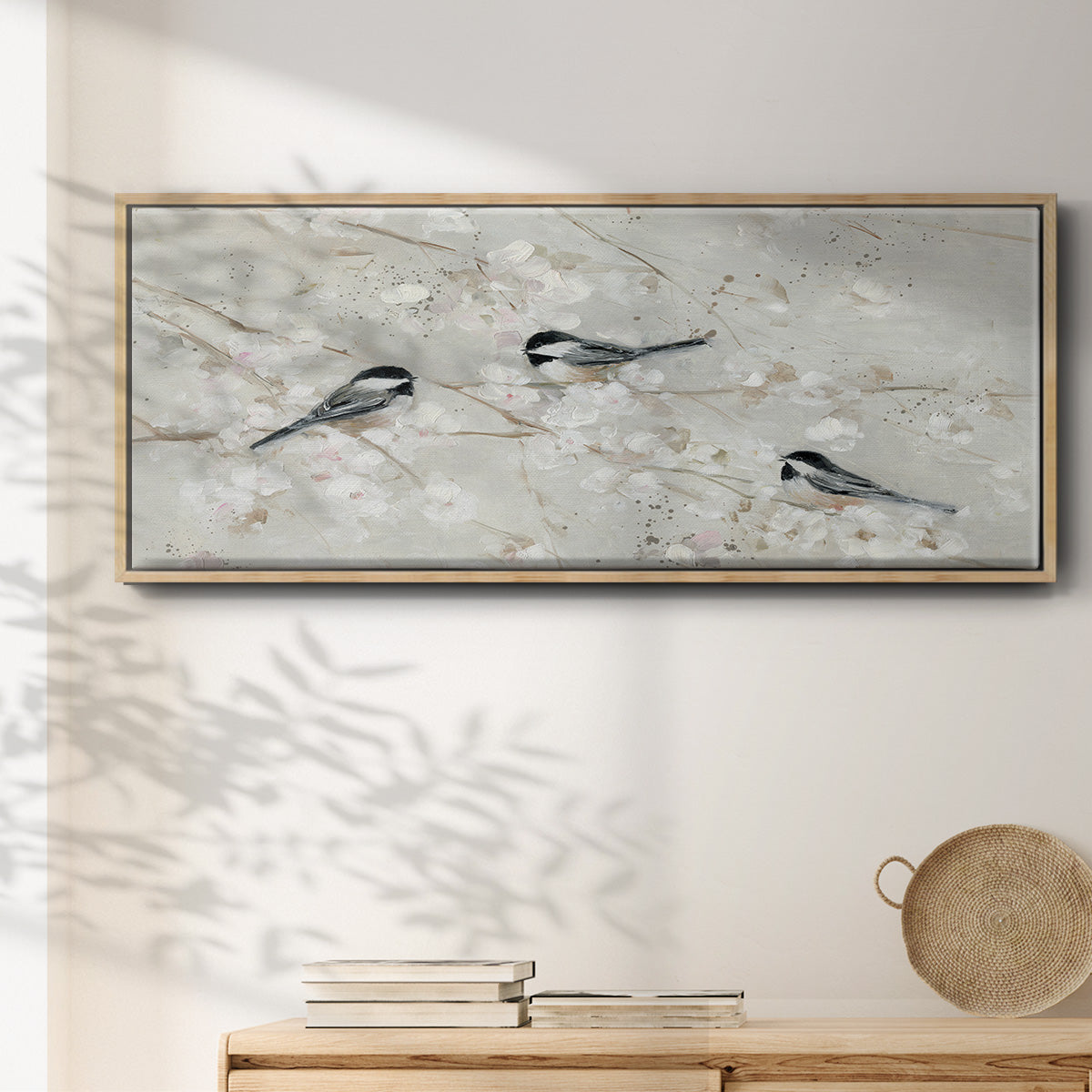 Nature's Confetti II - Floater Framed Canvas Print