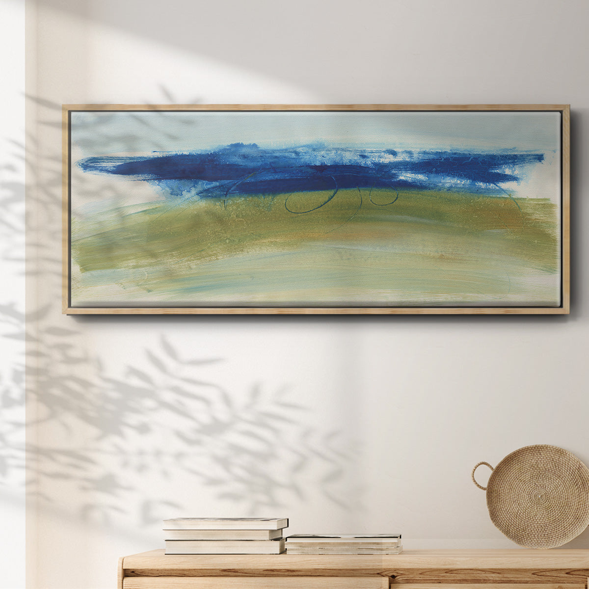 Mirages I - Floater Framed Canvas Print
