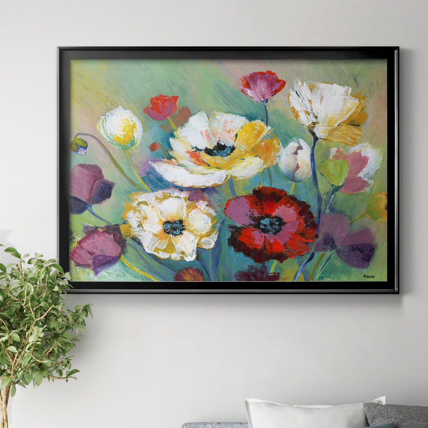 Alex's Garden Premium Classic Framed Canvas - Ready to Hang