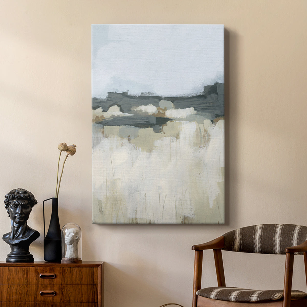Brushstroke Badlands I - Canvas Art Print