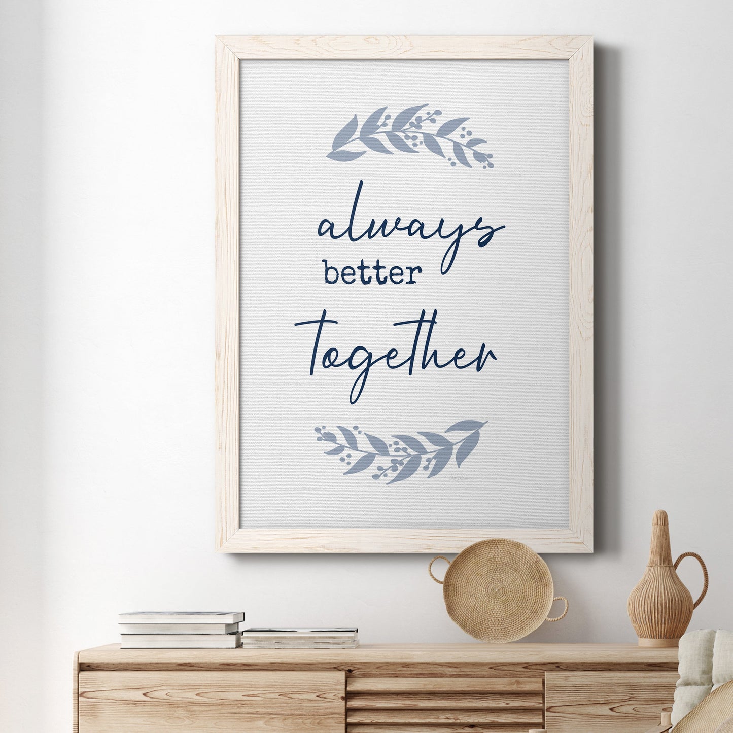 Always Together - Premium Canvas Framed in Barnwood - Ready to Hang