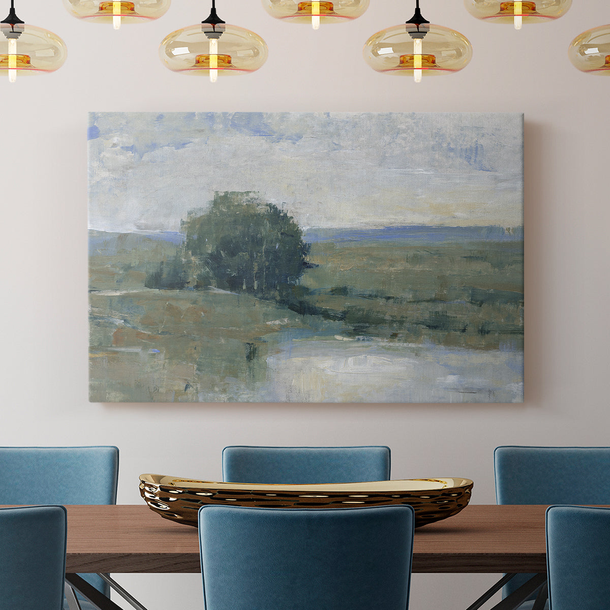 Riverbank Impression I - Canvas Art Print