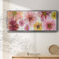 Pop of Pink I - Floater Framed Canvas Print