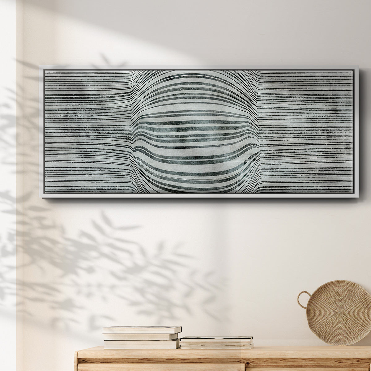 Forme Voluptueuse - Floater Framed Canvas Print
