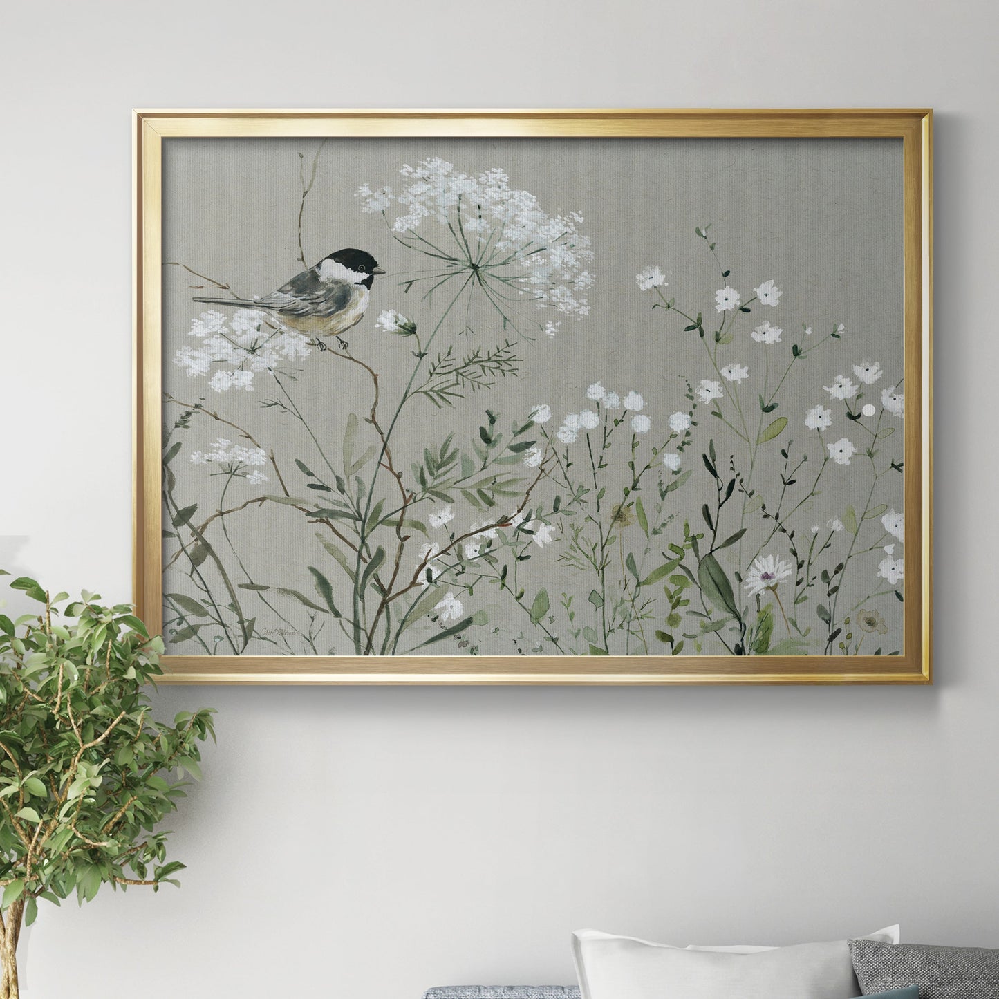 Bouquet of Grace Meadow I Premium Classic Framed Canvas - Ready to Hang