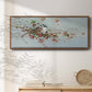 Woodpecker in Winter - Floater Framed Canvas Print
