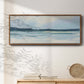 Cream Coastline I - Floater Framed Canvas Print