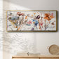 Pop Garden - Floater Framed Canvas Print