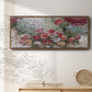 Contained Blooms - Floater Framed Canvas Print