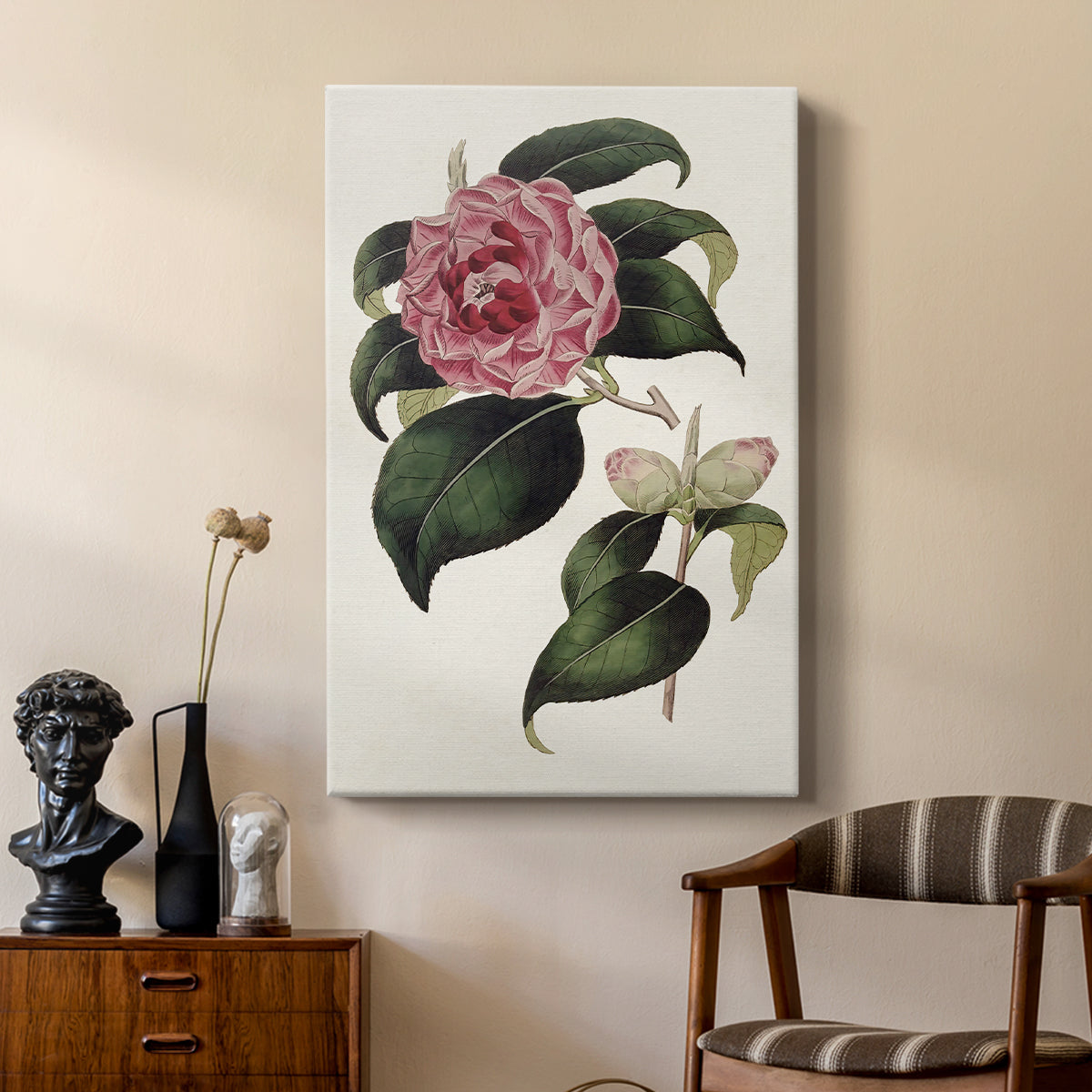 Pink Floral Mix III - Canvas Art Print