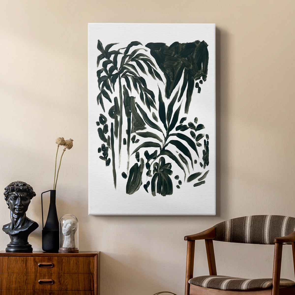 Ink Jungle II - Canvas Art Print