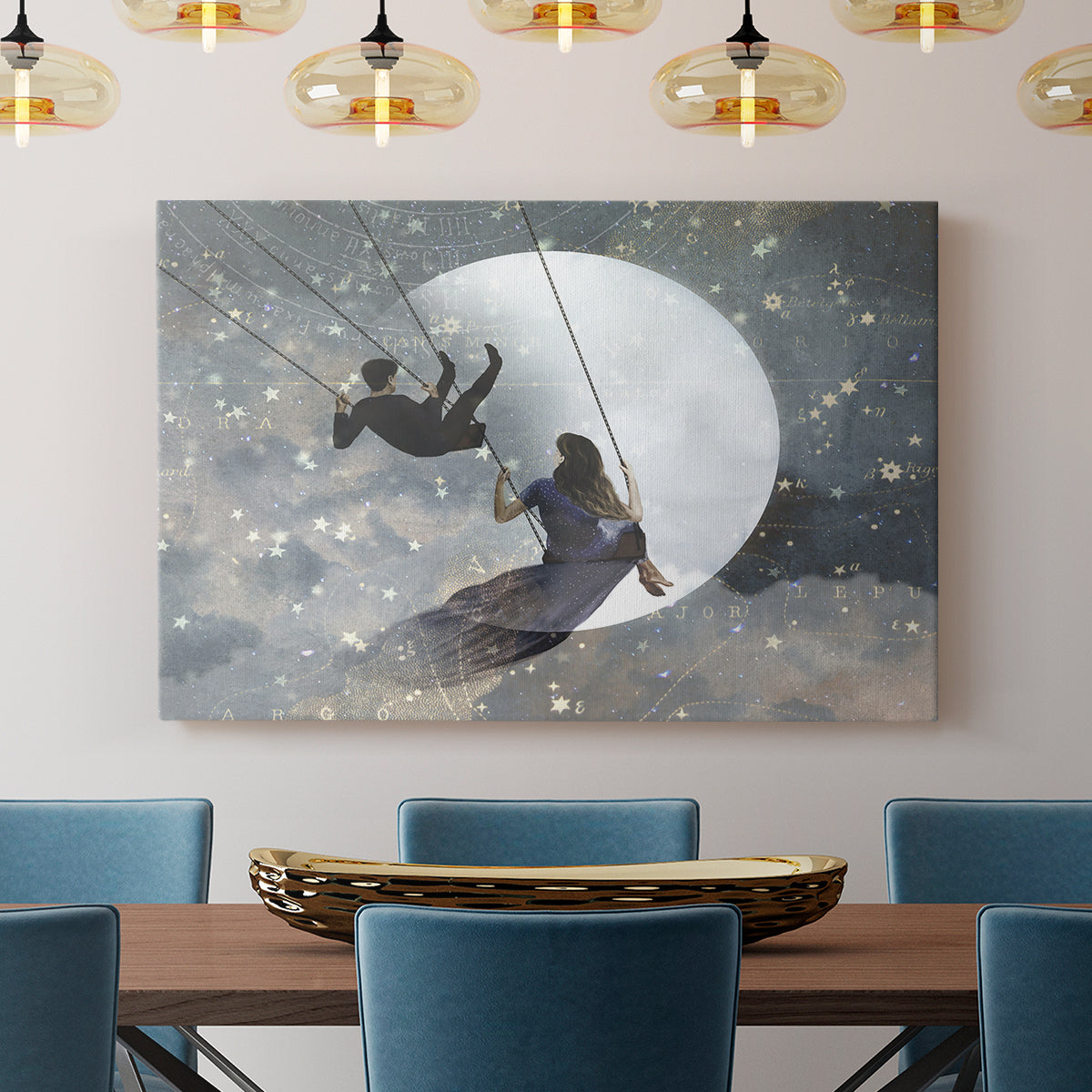 Celestial Love II - Canvas Art Print