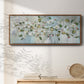 Painterly Blossoms - Floater Framed Canvas Print