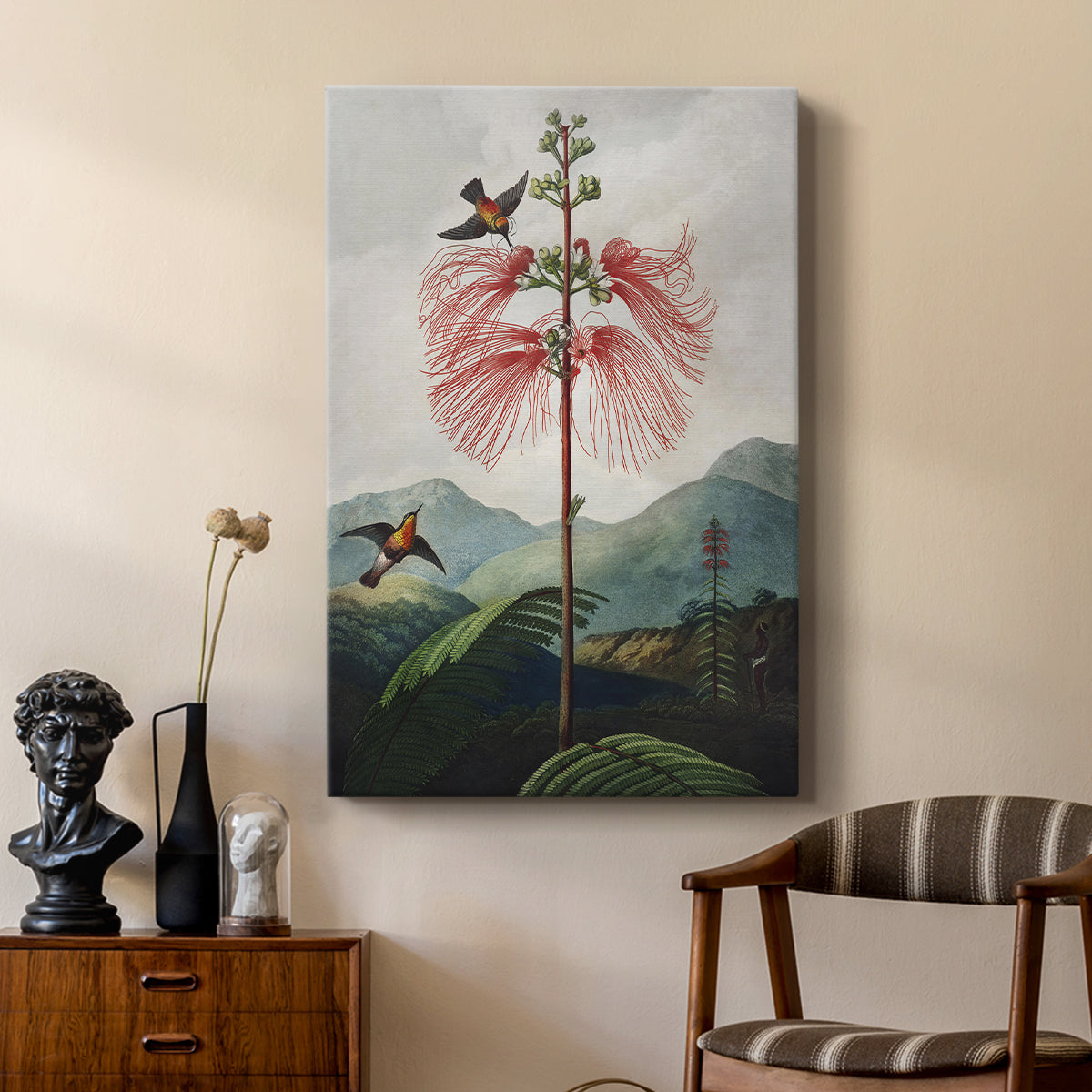 Temple of Flora VIII - Canvas Art Print