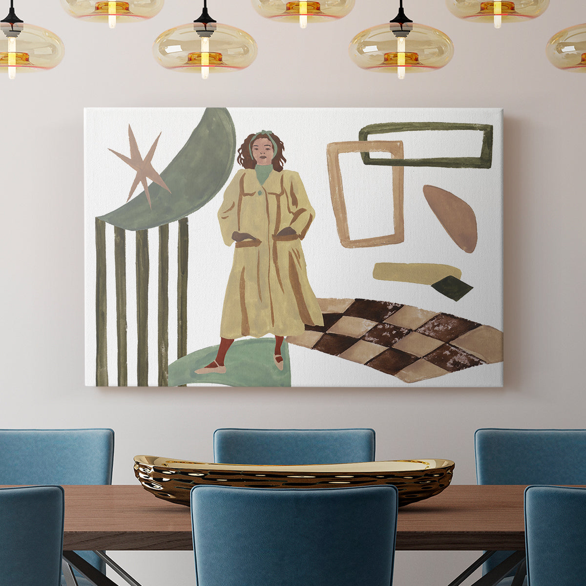 Vintage Vibes VI - Canvas Art Print