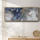 Blue Noise I - Floater Framed Canvas Print