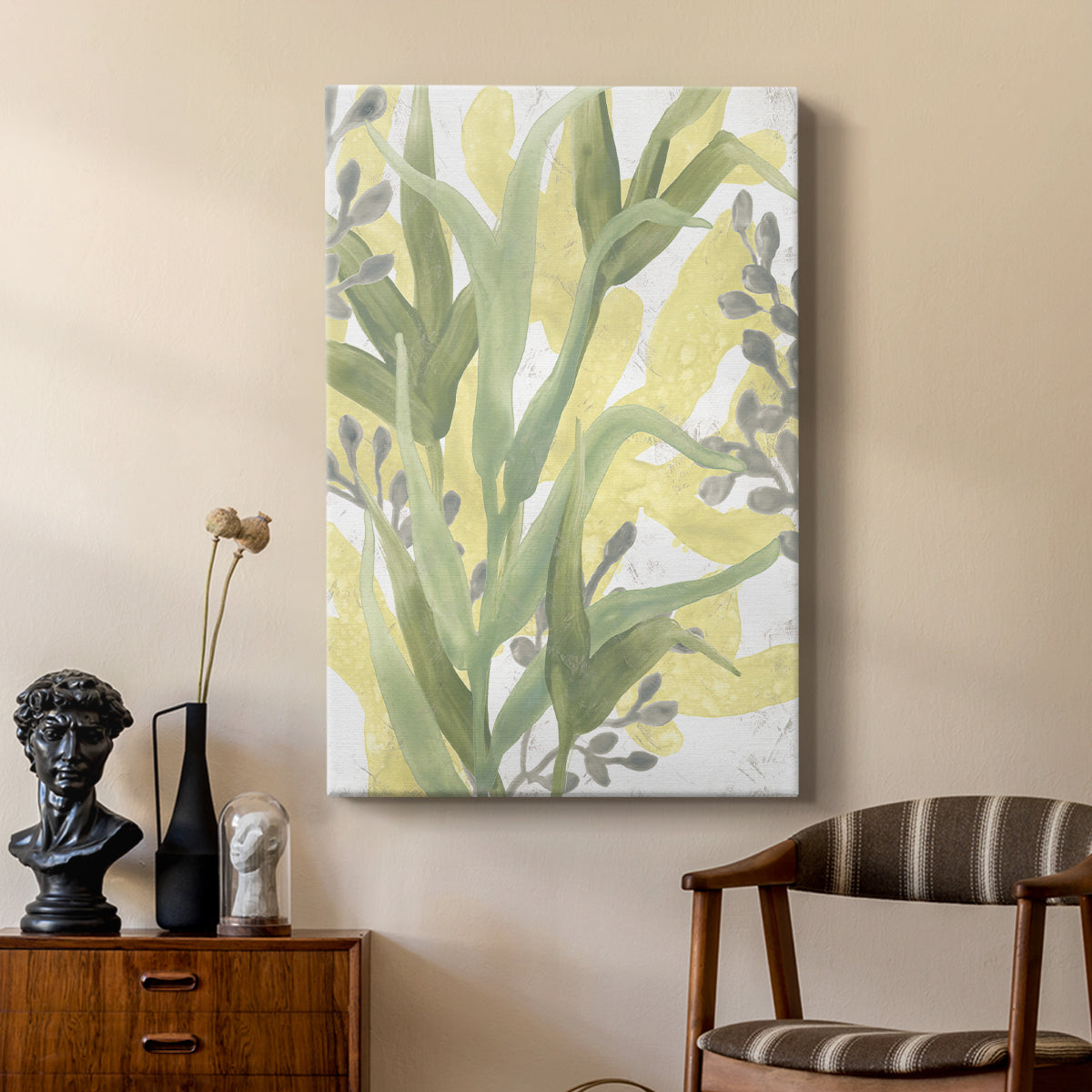 Sea Grass Fresco II - Canvas Art Print
