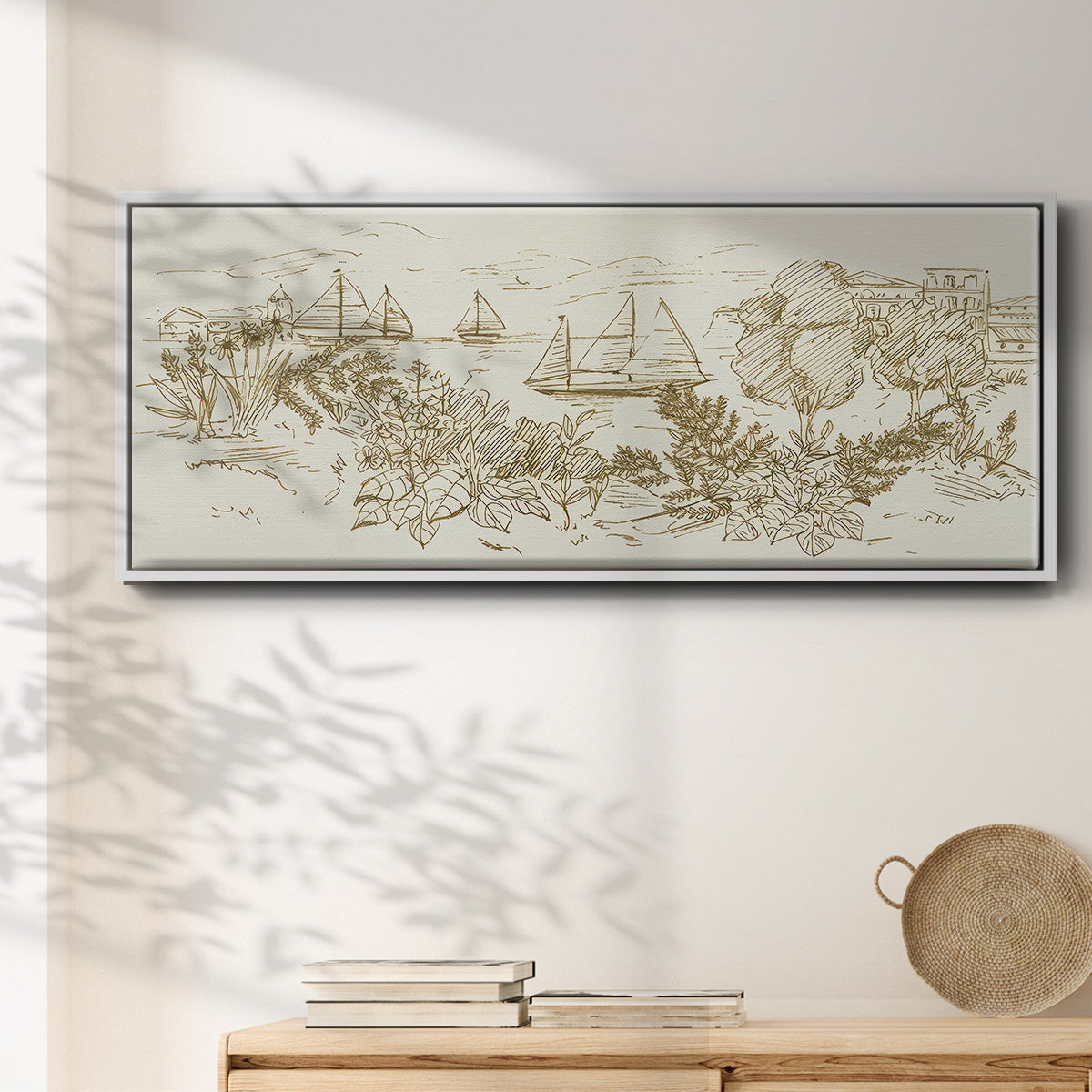 Autumn Landing II - Floater Framed Canvas Print