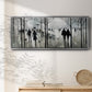 Morning Paris - Floater Framed Canvas Print