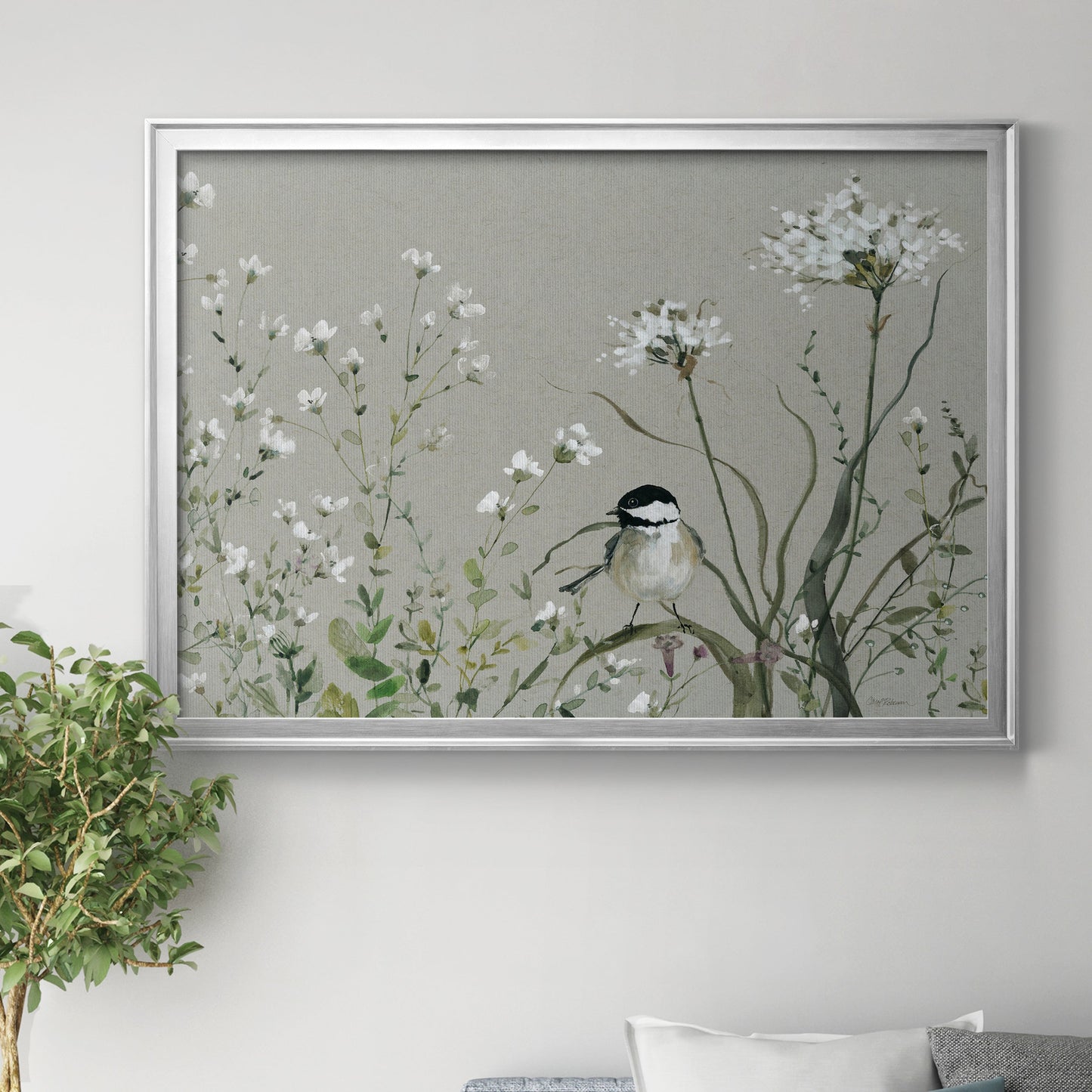 Bouquet of Grace Meadow II Premium Classic Framed Canvas - Ready to Hang