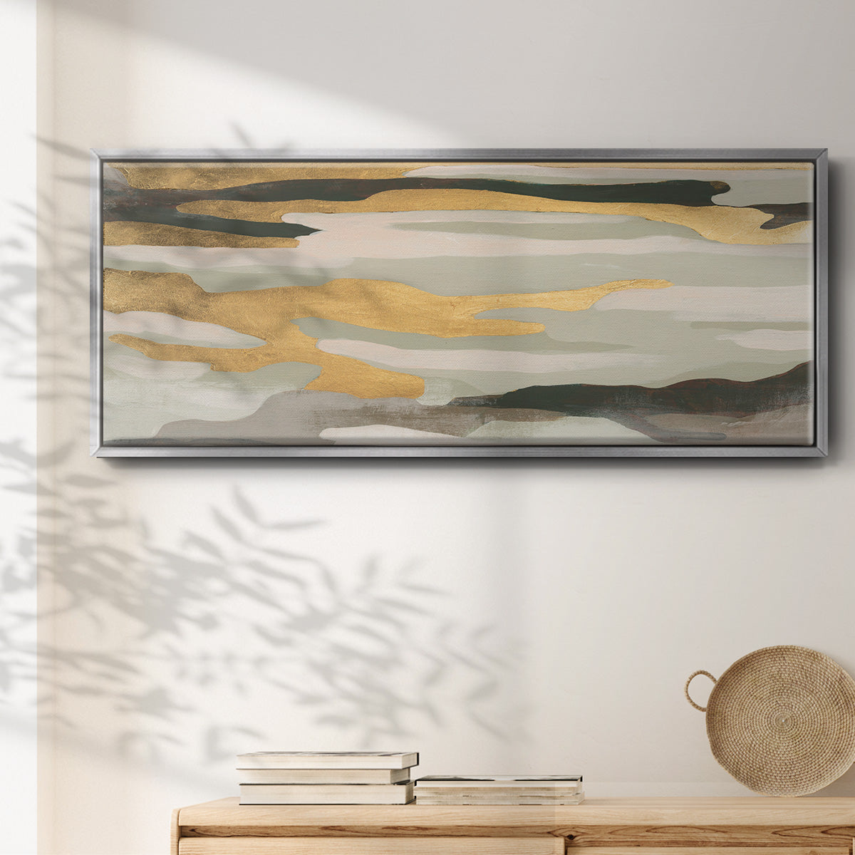 Golden Valley Sands II - Floater Framed Canvas Print
