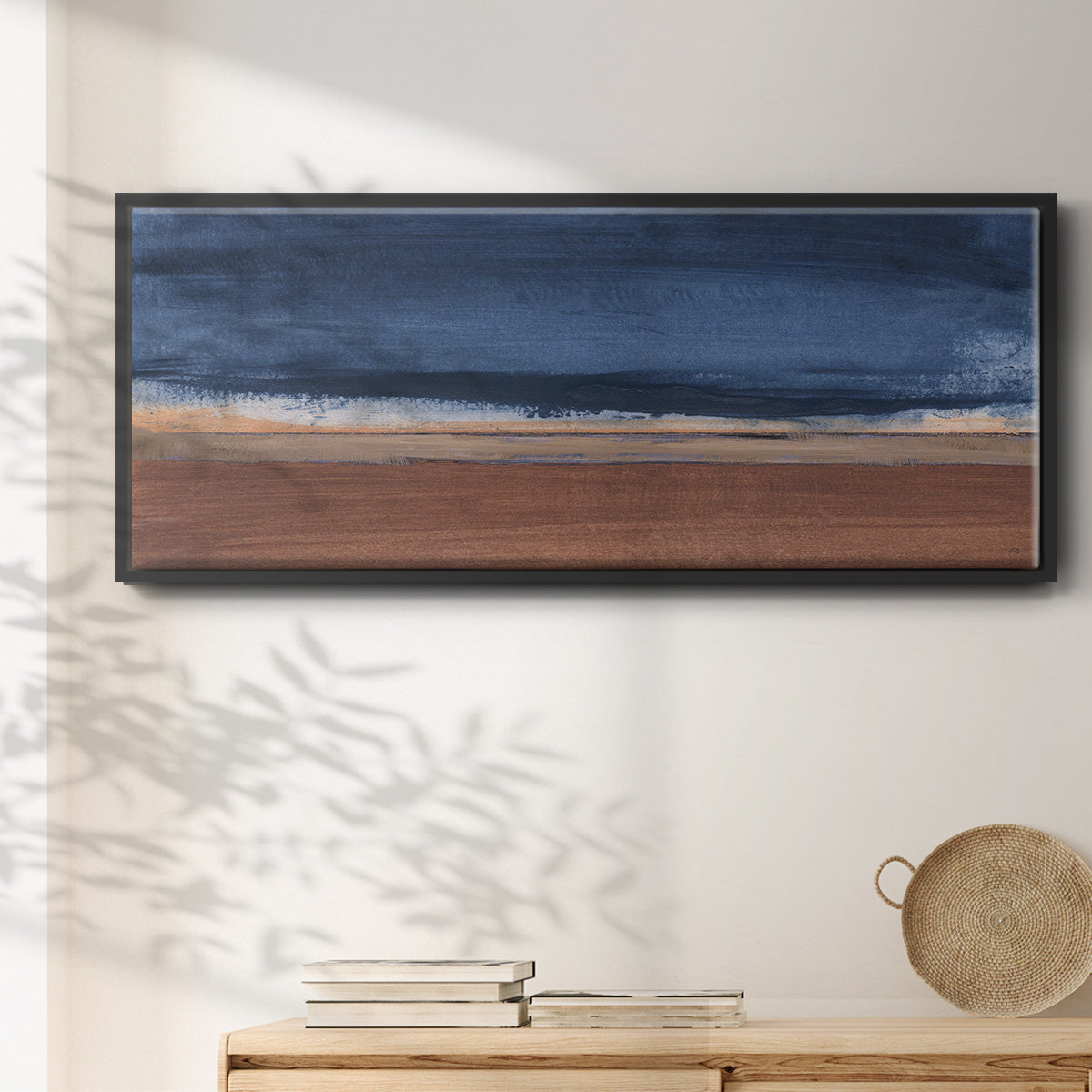 Night Sky - Floater Framed Canvas Print