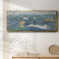 Sparkling Sea II - Floater Framed Canvas Print