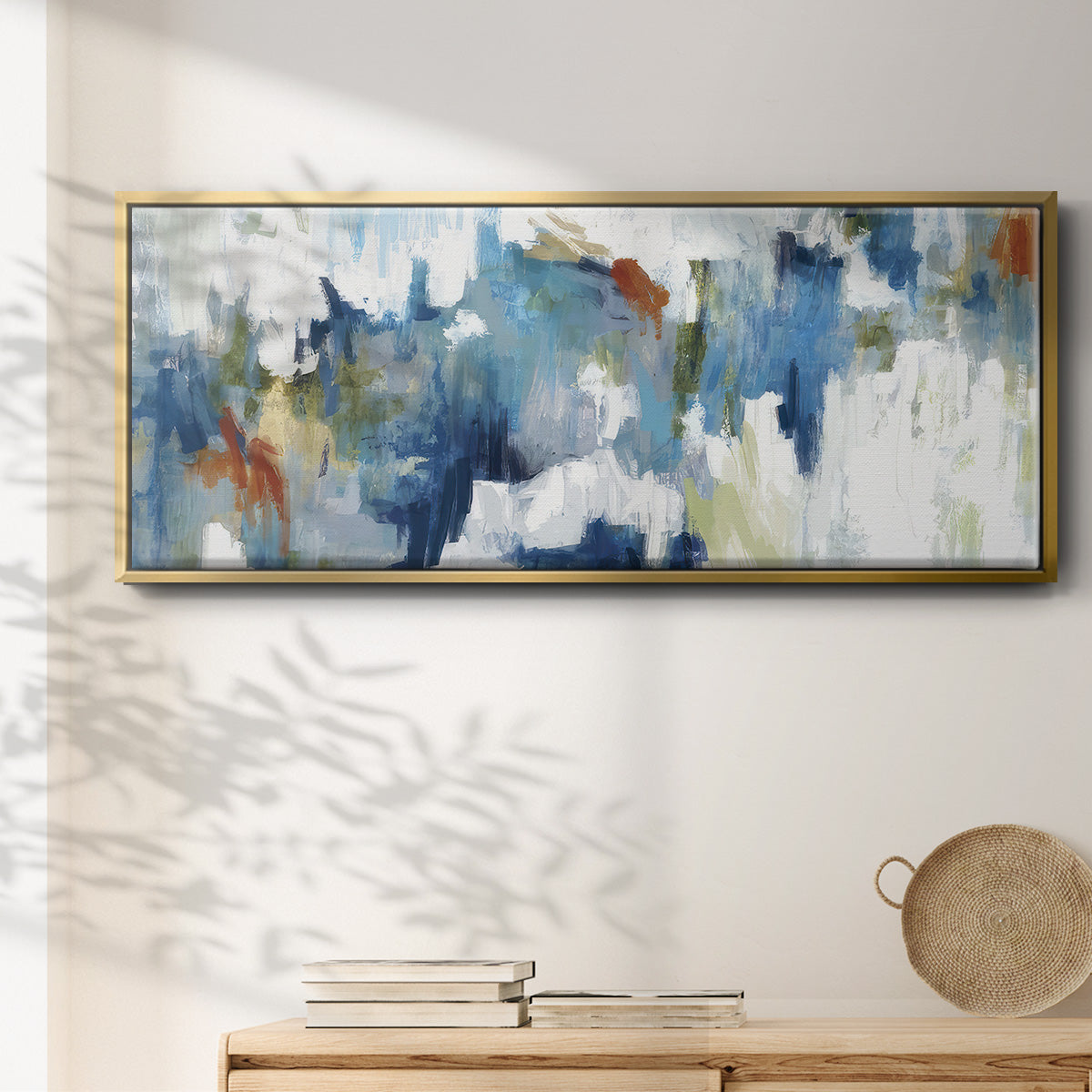 Color Falls - Floater Framed Canvas Print