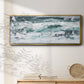 Misty Waves II - Floater Framed Canvas Print