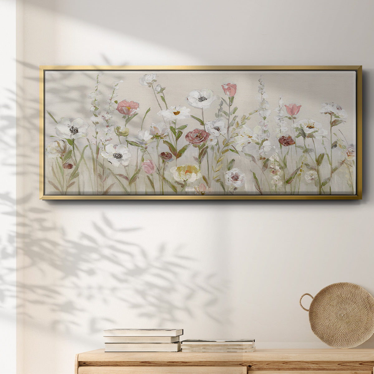 Bloomin Around - Floater Framed Canvas Print