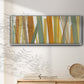 Colorful Lines - Floater Framed Canvas Print