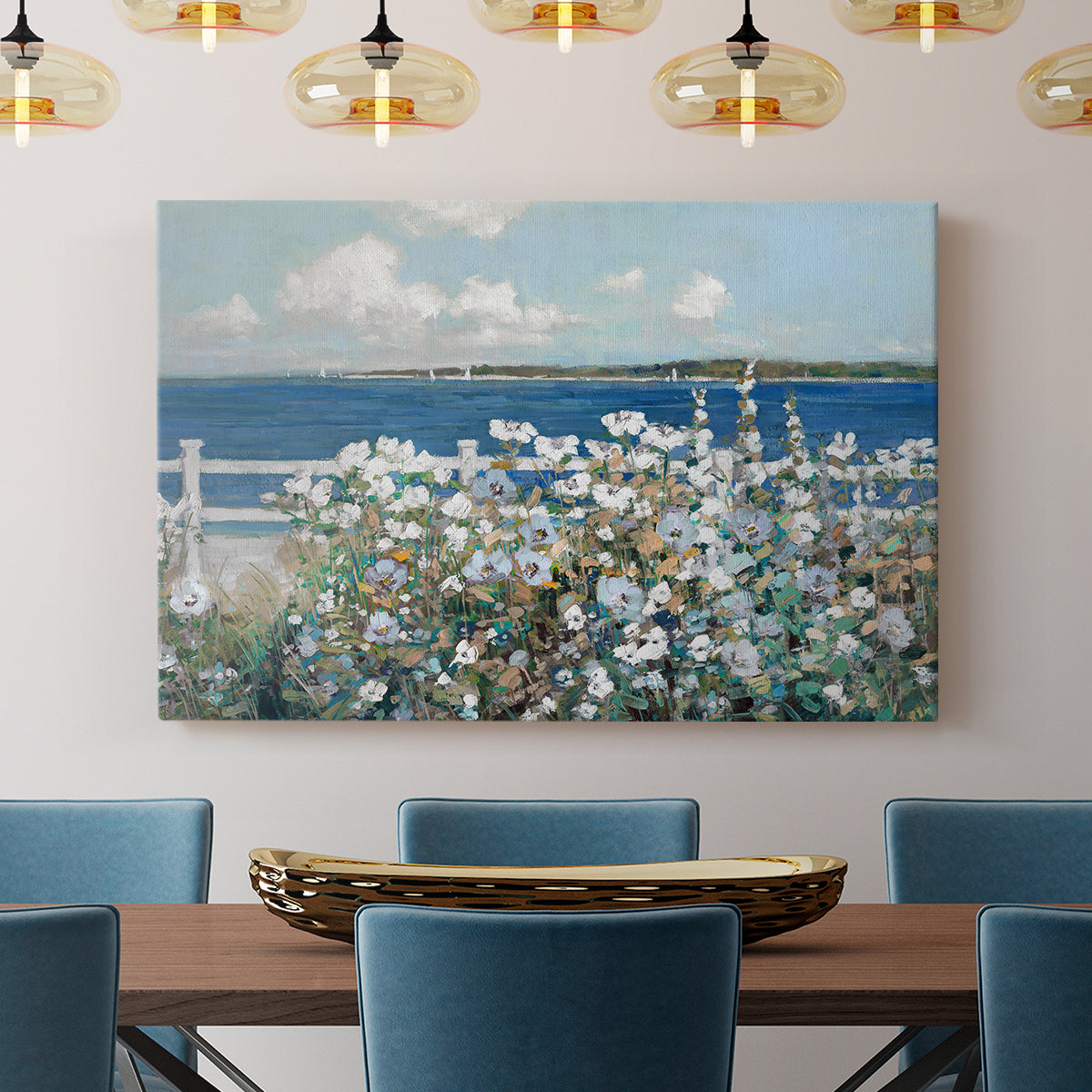 Bayside Garden - Canvas Art Print
