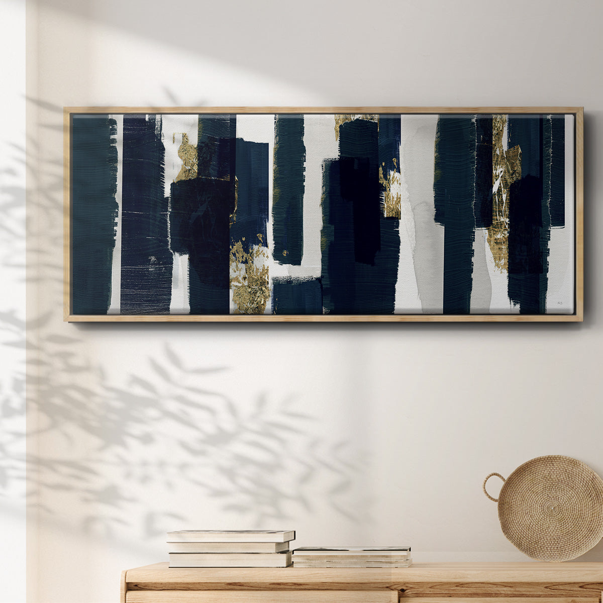 Brooklyn Walk - Floater Framed Canvas Print