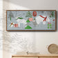 Stars & Snowflakes Collection D - Floater Framed Canvas Print