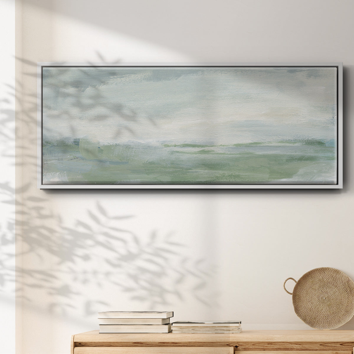 Coastal II - Floater Framed Canvas Print