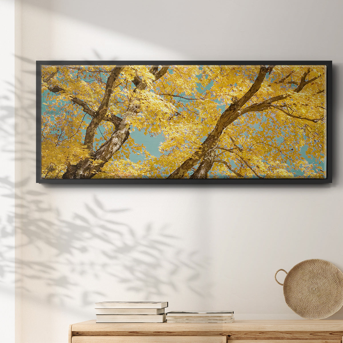 Autumn Tapestry V - Floater Framed Canvas Print