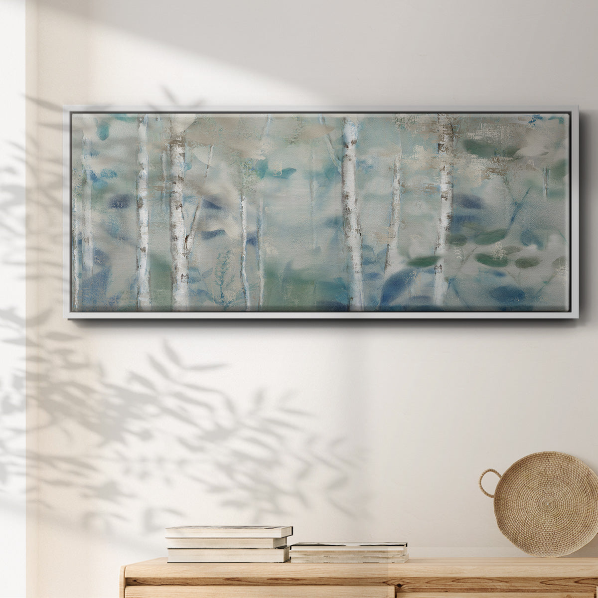 Zen Forest II - Floater Framed Canvas Print