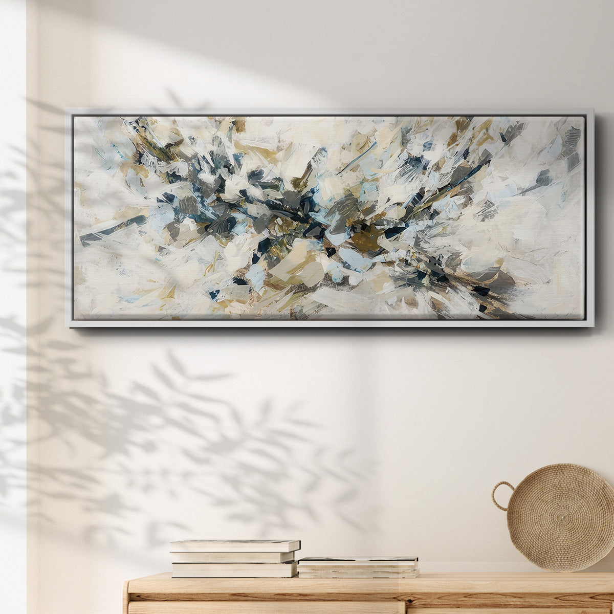 Rising Falcon - Floater Framed Canvas Print