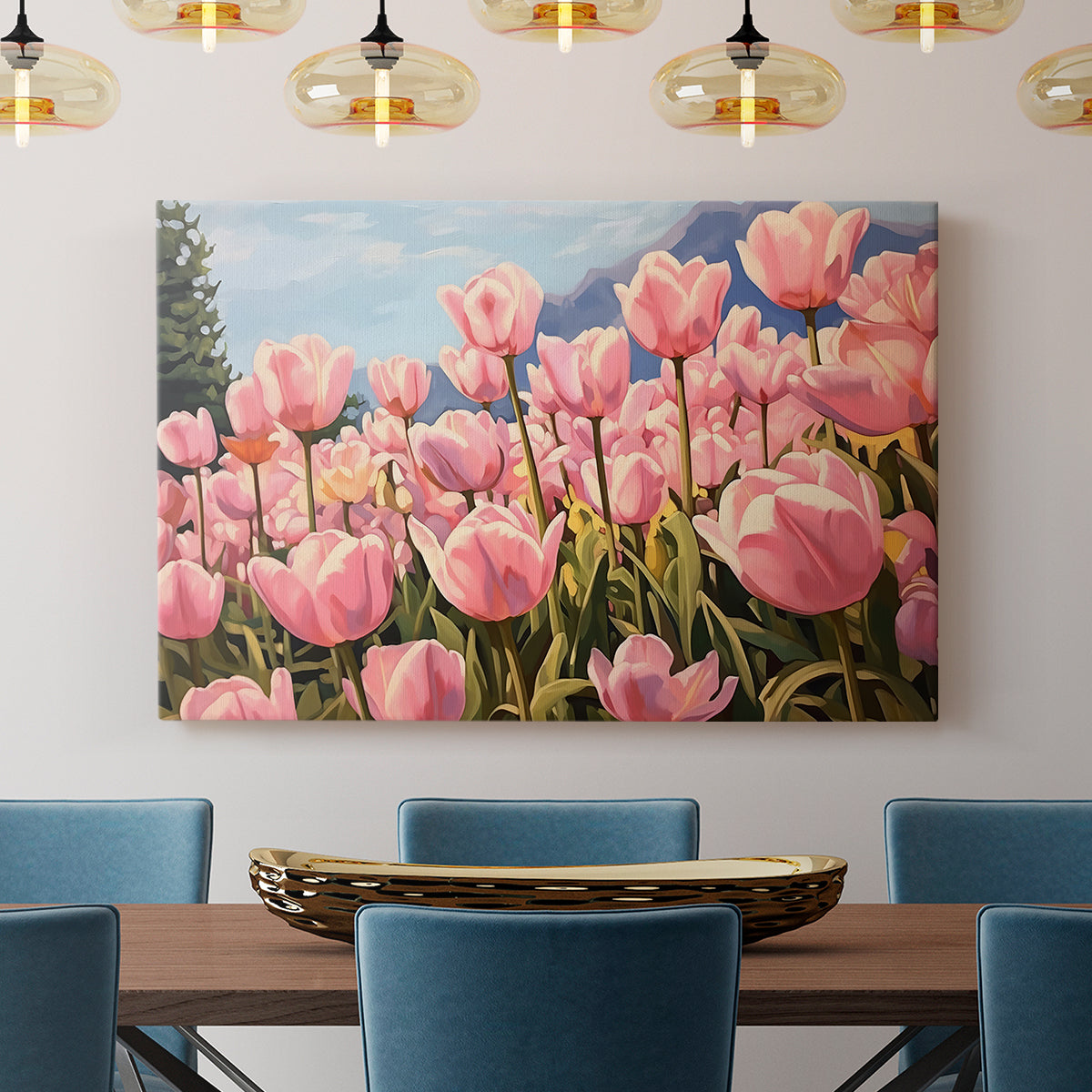 Floral Field XCV - Canvas Art Print