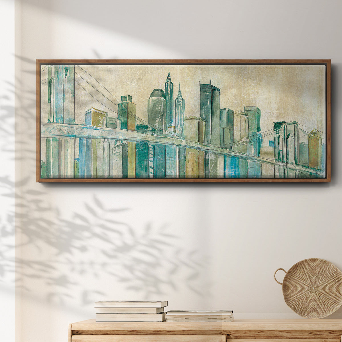 New York City - Floater Framed Canvas Print