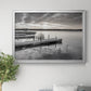 Soft Summer Sunrise - Modern Framed Canvas Print