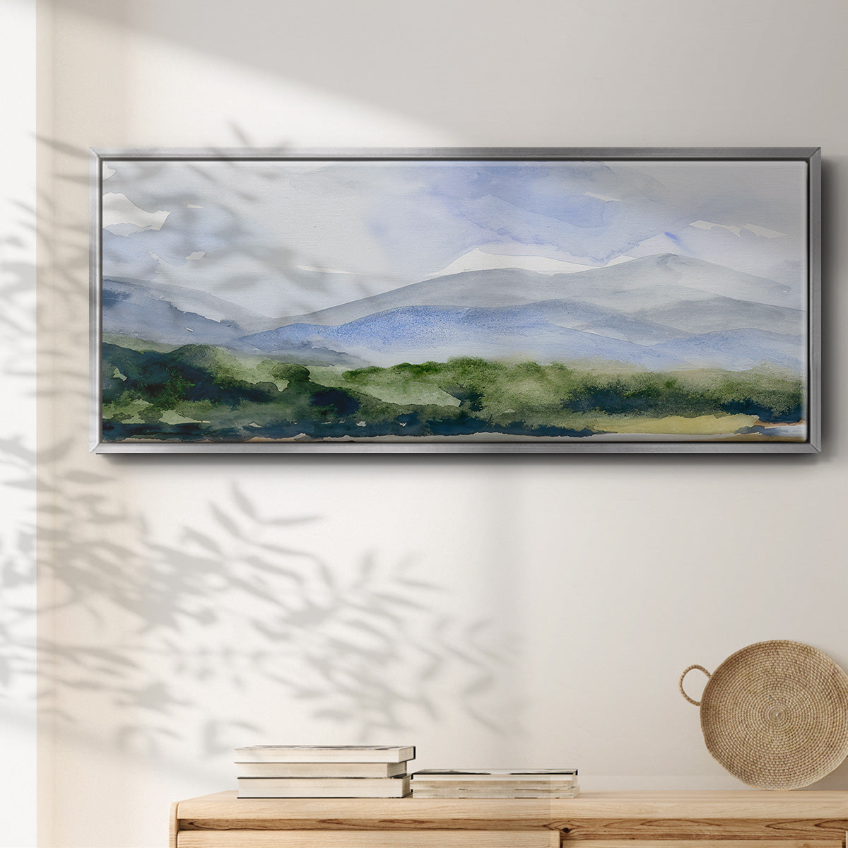 Blue Ridge II - Floater Framed Canvas Print