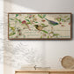 Grateful Thankful Blessed Birds - Floater Framed Canvas Print