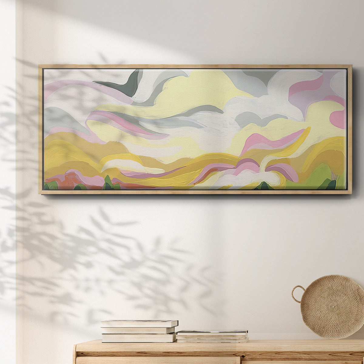 Valley Swirl II - Floater Framed Canvas Print