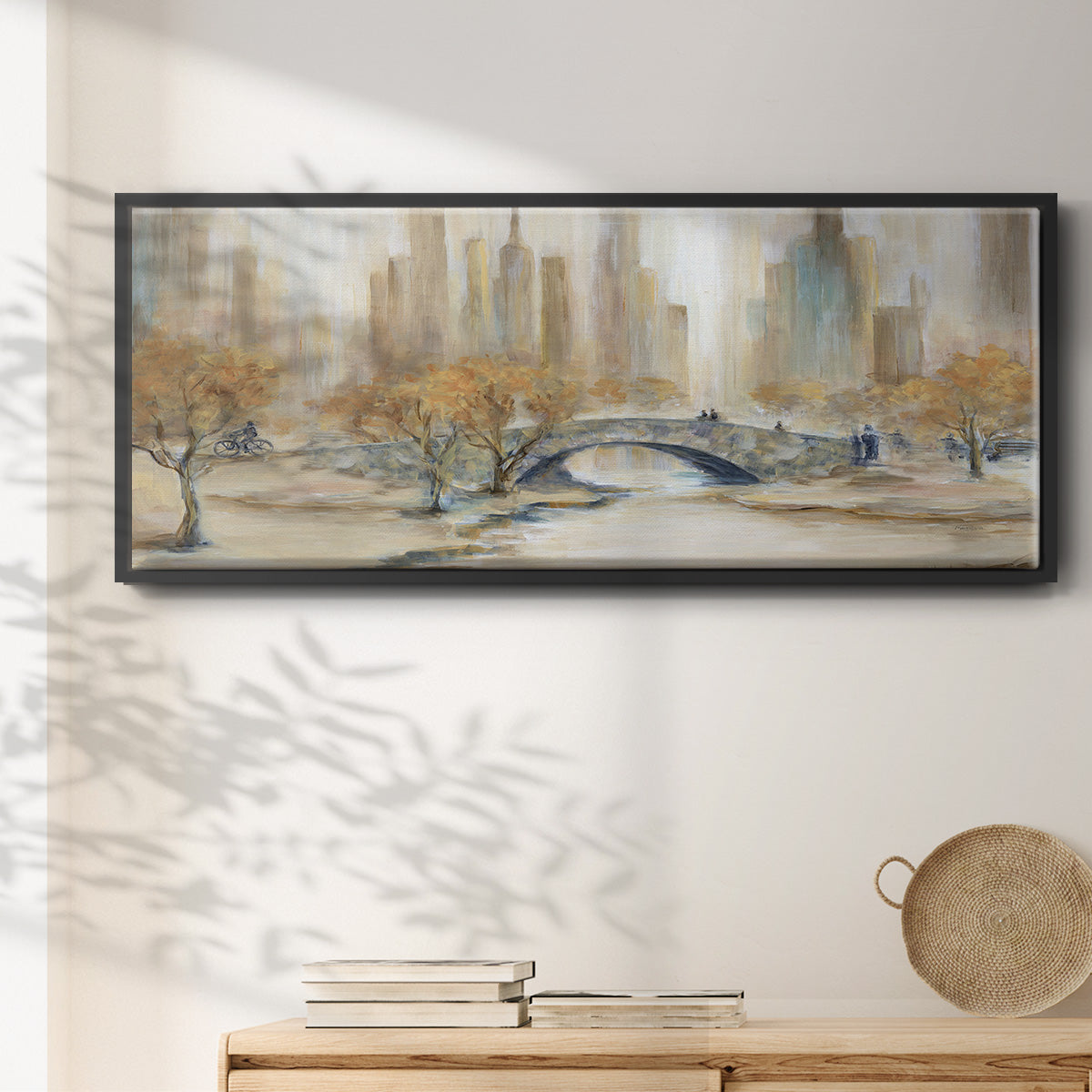 Central Park - Floater Framed Canvas Print
