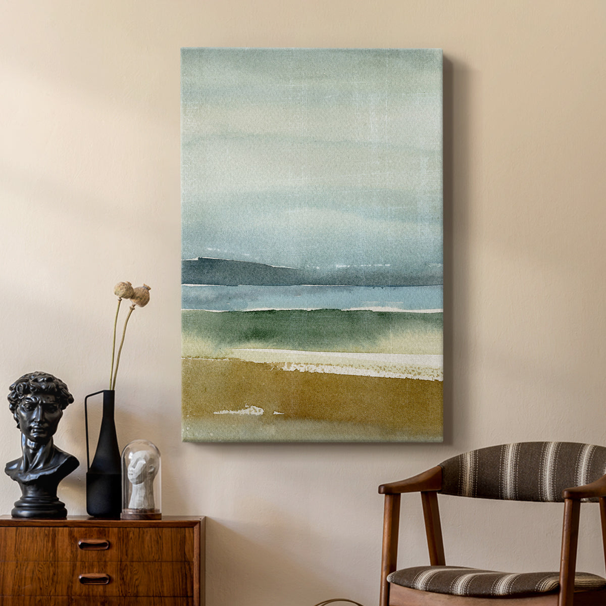 Ochre Outlook II - Canvas Art Print