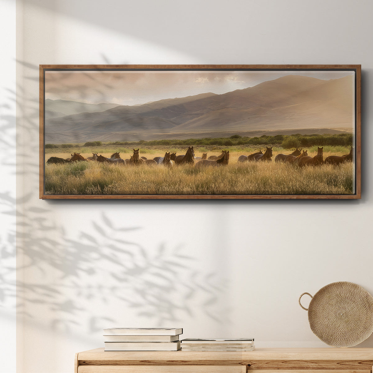 Wild and Free I - Floater Framed Canvas Print