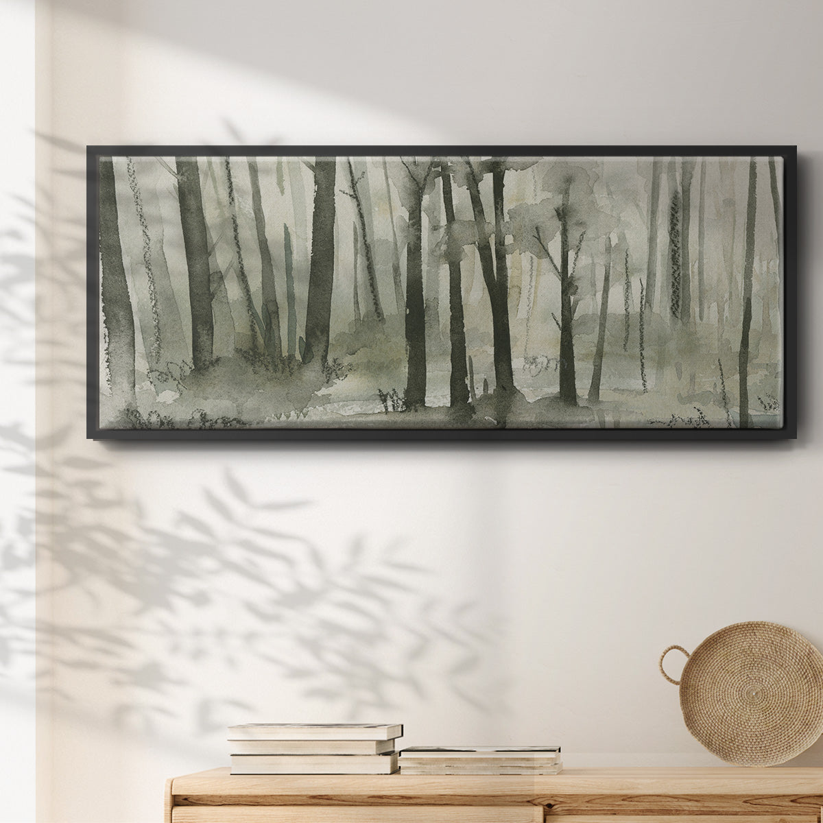 Into the Woods I - Floater Framed Canvas Print